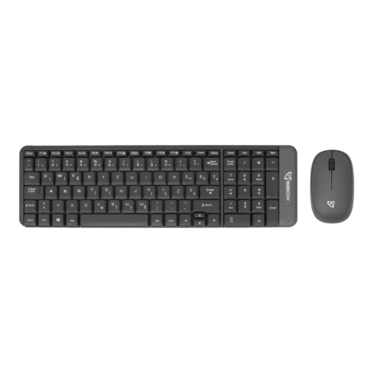 Keyboard + Mouse SBOX Wireless WKM-22