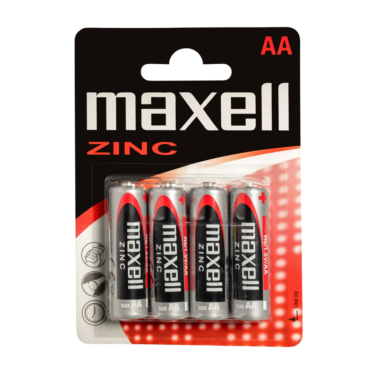 Maxell R6PK Blister Zinc-Mang AA