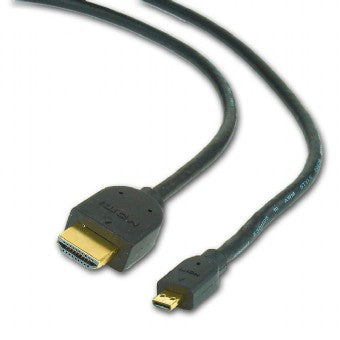 Omega HDMI M/M Mini Gold Plated 1.8m Black