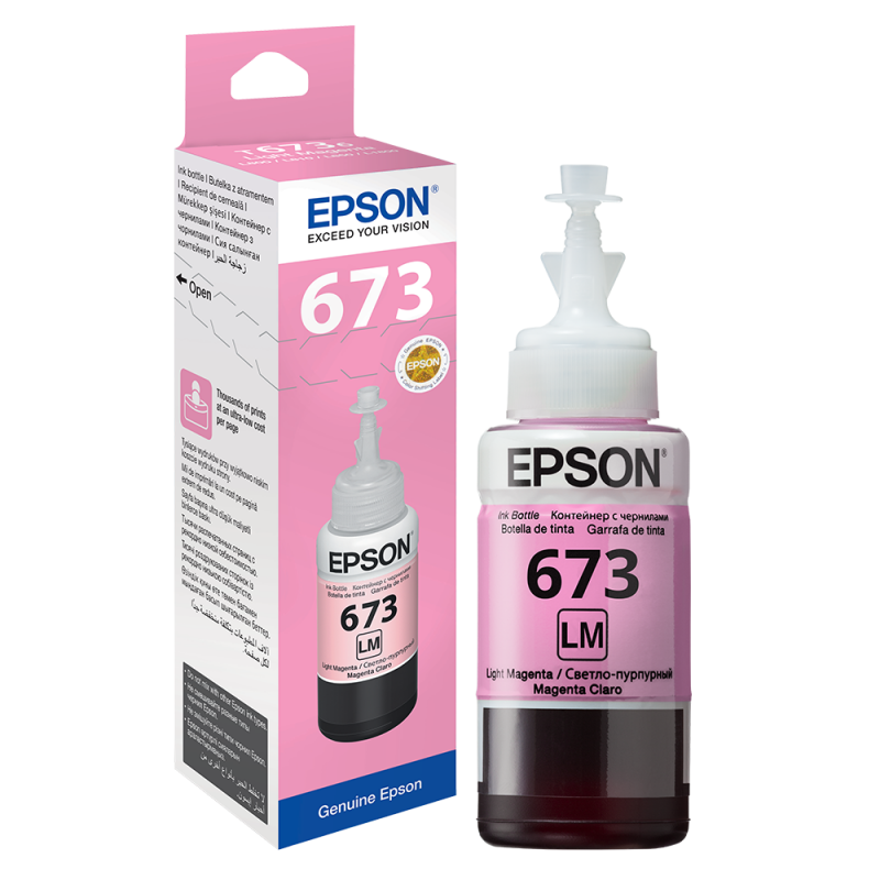 Ink Epson T673 light magenta 70ml L800/1800