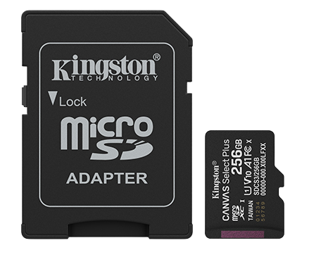 Kingston Micro SD Card 256GB 150 MB/s HUS-i V10 cl10