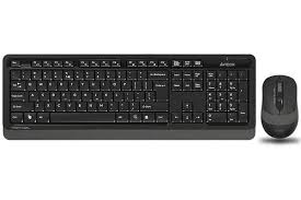 A4Tech Keyboard + Mouse Grey A4 FG1010 Wireless