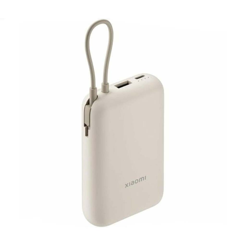 Power Bank Xiaomi 10000mAh integrated cable USB-C+USB-A
