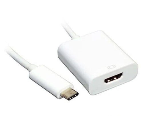 Adapter USB 3.1 Type-C (M)-HDMI (F) White