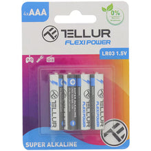 Tellur Batteries AAA Alkaline LR03 4 pack