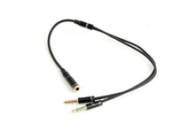 Cablexpert Stereo Plug 3.5mm 4pin to Doble Stereo Sockets 3.5mm 0.2m audio