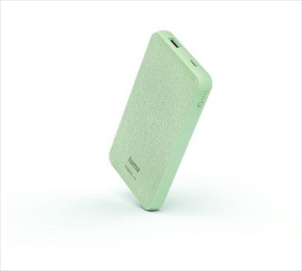 Power Bank Hama 201660 Fabric 10 10000mAh Input USB-C Output USB-A, USB-C