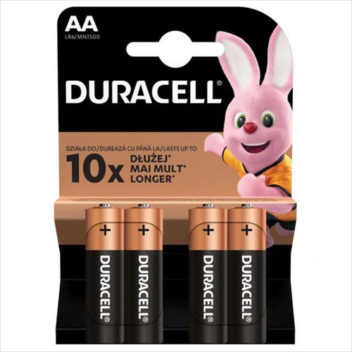 Batteries Duracell 4xAA 1.5V Basic Alkaline
