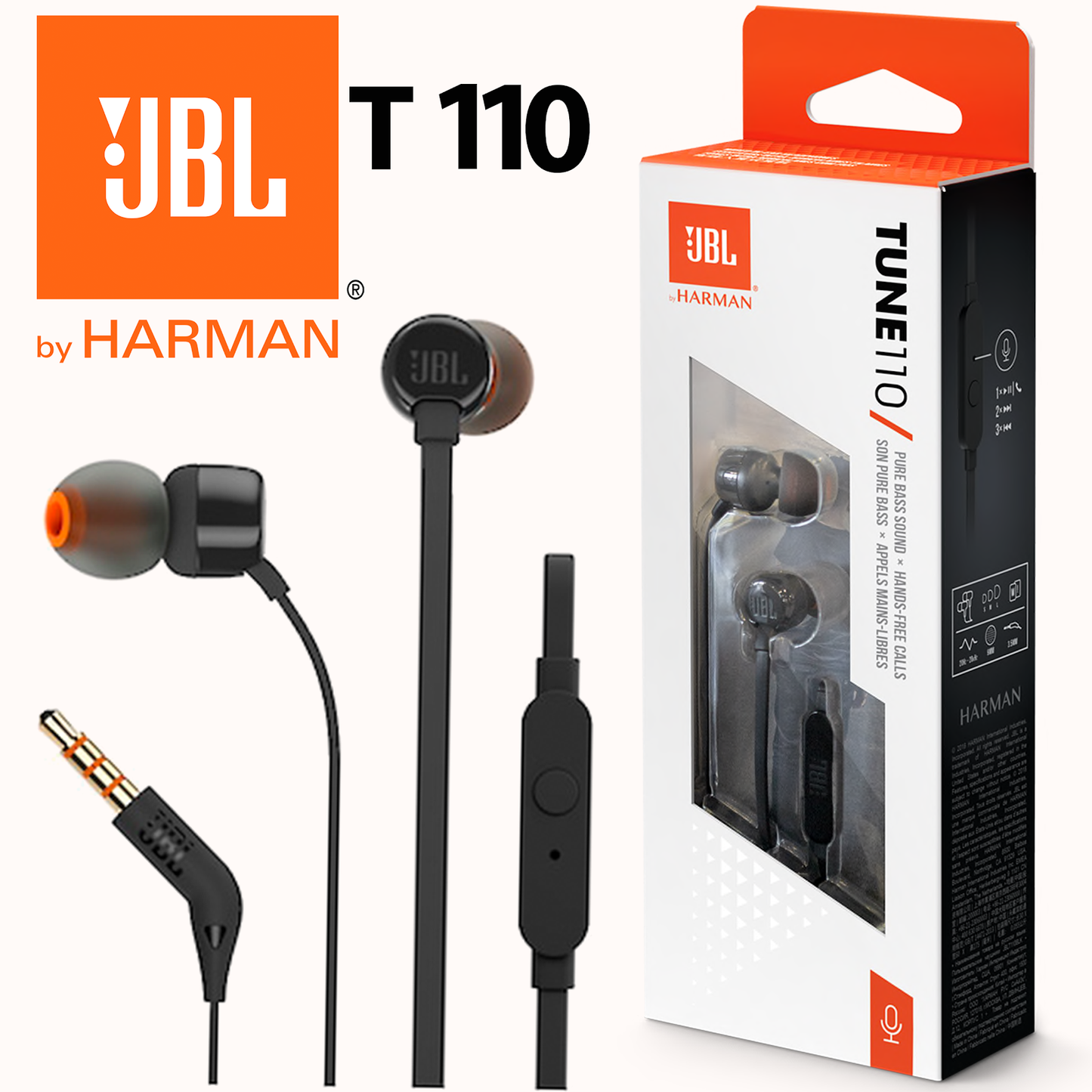 JBL T110 w/mic