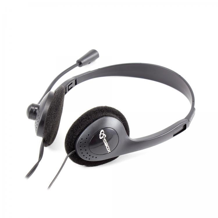 SBOX HS-201 w/mic Black