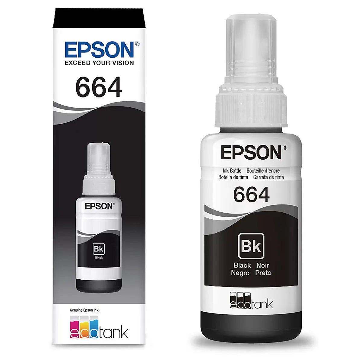 Ink Epson T664 Black 70ml L355/L365