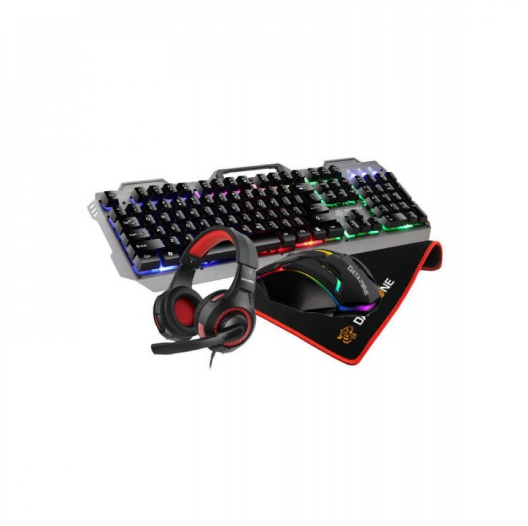 MS Keyboard + Mouse + Headphone + Pad MS Elite C500