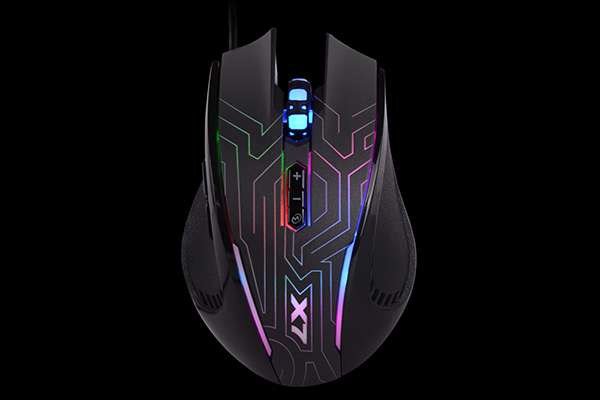 A4 Tech Mouse A4 X87 Gaming Oscar Neon