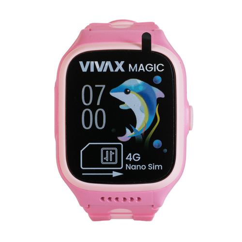 Vivax Паметен часовник kids 4G Magic pink