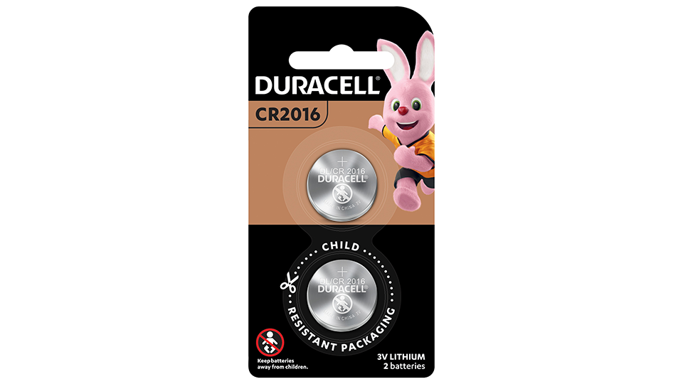 Battery Duracell CR2016 Lithium 3V