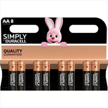 Batteries Duracell 8xAA 1.5V Basic Alkaline