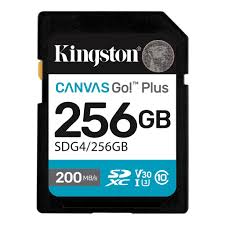Kingston Micro SD Card 256GB Canvals Plus cl10 UHS-200MB/s