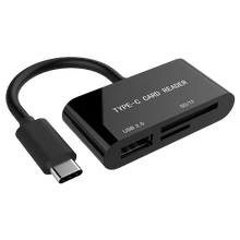 Gembird Card Reader USB ALL in 1 Type-C Black