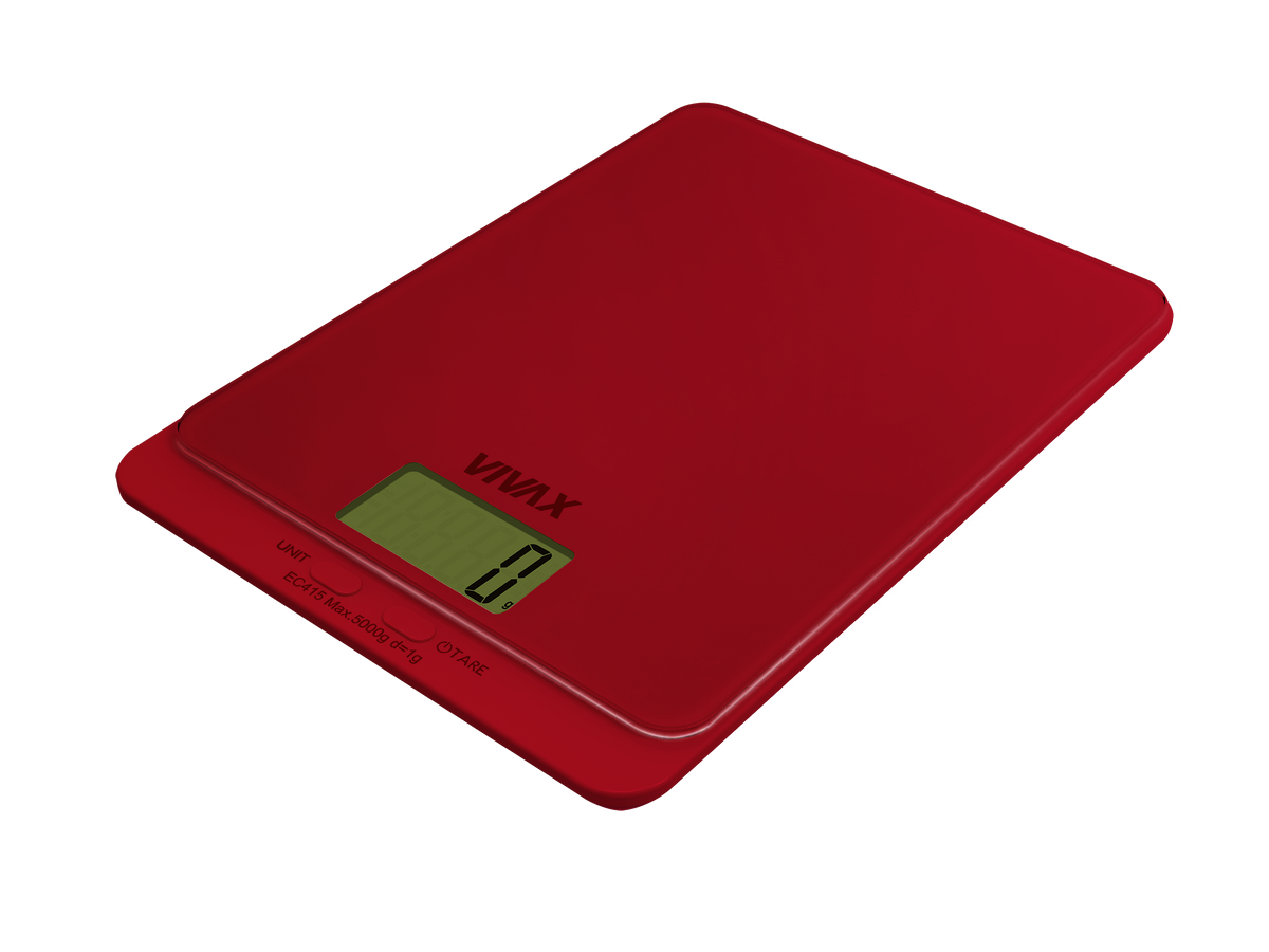 Vivax Кујнска вага KS-505R Red