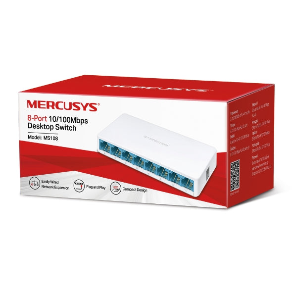 Mercusys Switch 8 port 10/100 MS108